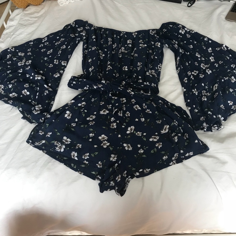 Skylar + Madison floral Romper